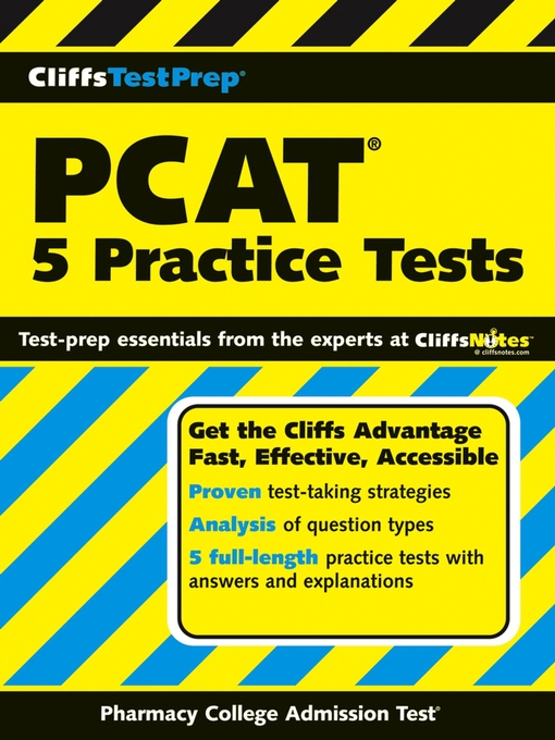 Title details for CliffsTestPrep PCAT by Fred N. Grayson - Available